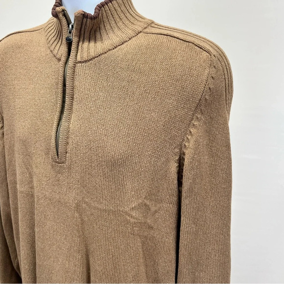 COLUMBIA Men’s mock neck 1/2 zip pullover sweater size M. - Picture 4 of 14